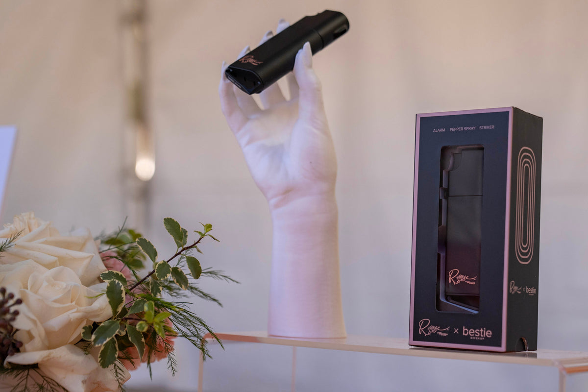 ROSE by SIG SAUER x Bestie co-branded box and device on display